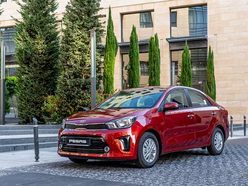 سيارة كيا بيجاس سيدان المدمجة والرحبة في أسواق الإمارات للمرة الأولى